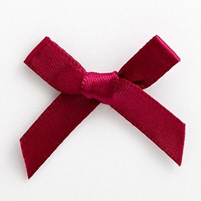 Italian Options 3 cm satinband rosetter – 100-pack – vinröd Italian Options 3 cm satinband rosetter – 100-pack – vinröd