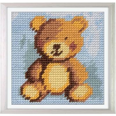 Trimits Halvstygn/Gobeläng Broderikit för Barn Ko Tryckt Canvas 17 x 17cm med Akrylgarn, Plastnål, Färgdiagram och Instruktioner Kreativt Pysselset för Barn Trimits Halvstygn/Gobeläng Broderikit för Barn Ko Tryckt Canvas 17 x 17cm med Akrylgarn, Plastnål, Färgdiagram och Instruktioner Kreativt Pysselset för Barn