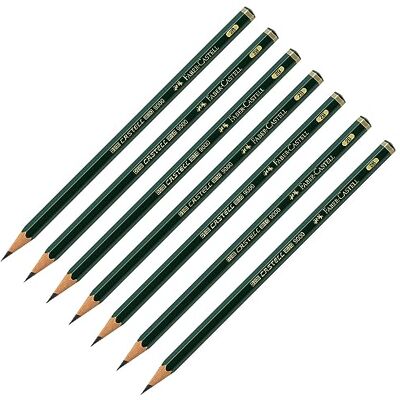 Faber-Castell 205070 – blyertspennor set Castell 9000, hårdhetsgrad 2B, 6 stycken Faber-Castell 205070 – blyertspennor set Castell 9000, hårdhetsgrad 2B, 6 stycken