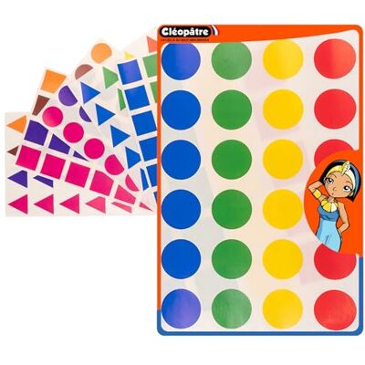 Cléopâtre Cleopater geometriska klistermärken 6-pack (144 klistermärken) Cléopâtre Cleopater geometriska klistermärken 6-pack (144 klistermärken)