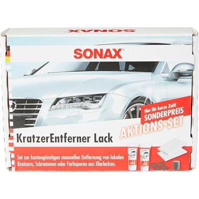 SONAX Aktion-set repborttagare lack (2 x 25 ml) eliminerar repor och repor av klarlack Art.nr. 03058410 SONAX Aktion-set repborttagare lack (2 x 25 ml) eliminerar repor och repor av klarlack Art.nr. 03058410