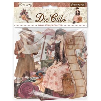 Stamperia Die Cuts (Our Way) (Assorted) For Scrapbooks, Albums, Cards, Bullet Journals and More, Laser Cut Cardboard Shapes, Easy to Glue Stamperia Die Cuts (Our Way) (Assorted) For Scrapbooks, Albums, Cards, Bullet Journals and More, Laser Cut Cardboard Shapes, Easy to Glue