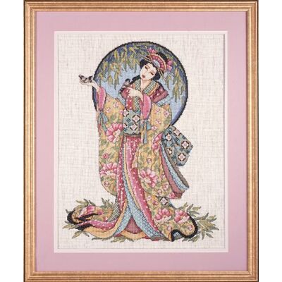 Design Works Crafts Design Works korsstygnsmall för bild, orientaliskt motiv Design Works Crafts Design Works korsstygnsmall för bild, orientaliskt motiv