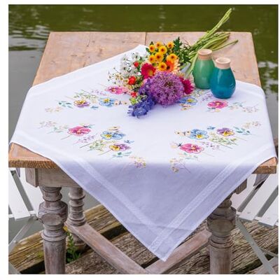 Vervaco Broderi Korsstygn Förtryckta Kit Bordsdukar Tänkande Violett Bordsset Kreativ DIY Ca. 80 x 80 cm Kreativa Hobbykit Vuxna Hem Dekor Cross Stitch Embroidery Vervaco Broderi Korsstygn Förtryckta Kit Bordsdukar Tänkande Violett Bordsset Kreativ DIY Ca. 80 x 80 cm Kreativa Hobbykit Vuxna Hem Dekor Cross Stitch Embroidery