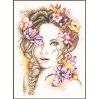 Lanarte Korsstygnssatser Full Count Wall Art DIY MADAME BLOR Set Vuxen Hantverk Set Kreativ Vardagsrum Dekoration Present ca 24 x 33 cm Korsstygn Broderi Lanarte Korsstygnssatser Full Count Wall Art DIY MADAME BLOR Set Vuxen Hantverk Set Kreativ Vardagsrum Dekoration Present ca 24 x 33 cm Korsstygn Broderi