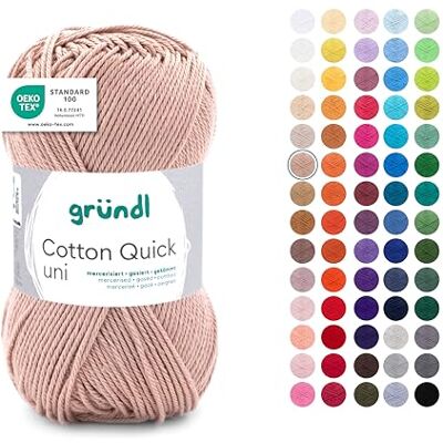 Gründl Grundle bomull Quick UniQuick UniQuick UniQuick Uni- 50 g, beige Gründl Grundle bomull Quick UniQuick UniQuick UniQuick Uni- 50 g, beige
