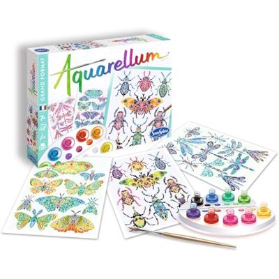 Sentosphère Aquarellum 3D insekter konst och skapelser målningssats för att göra vackra insekter i lättnad för barn från 7 år tillverkad i Frankrike Sentosphère Aquarellum 3D insekter konst och skapelser målningssats för att göra vackra insekter i lättnad för barn från 7 år tillverkad i Frankrike