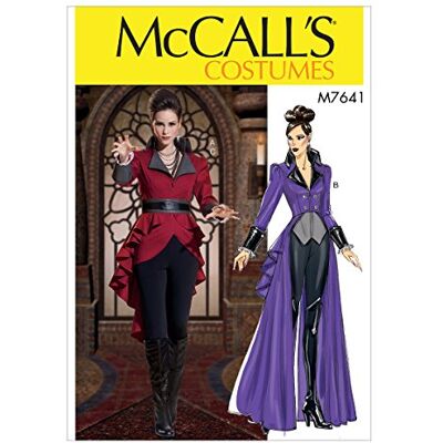 McCall's M7641A50 Mönster - Flerfärgad damkostym med bälte McCall's M7641A50 Mönster - Flerfärgad damkostym med bälte