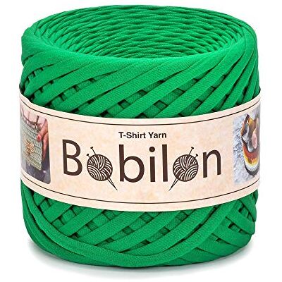 Bobilon Färgglad Gör-det-själv T-garn, Tyg Spagettigarn för Tjock Stickad Korg, Mask Öronband 5-7 mm Grön Bobilon Färgglad Gör-det-själv T-garn, Tyg Spagettigarn för Tjock Stickad Korg, Mask Öronband 5-7 mm Grön