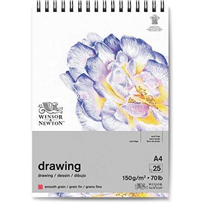 Winsor & Newton 6691002 teckenpapper, naturligt vitt, DIN A4 Winsor & Newton 6691002 teckenpapper, naturligt vitt, DIN A4
