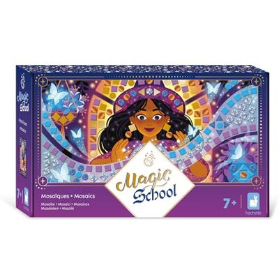 Janod – mosaikset i skum – tema häxor och trollkarlar – Magic School – 3 bilder – kreativt set för barn – Främjar finmotorik och koncentration – från 7 år – J09150 Janod – mosaikset i skum – tema häxor och trollkarlar – Magic School – 3 bilder – kreativt set för barn – Främjar finmotorik och koncentration – från 7 år – J09150