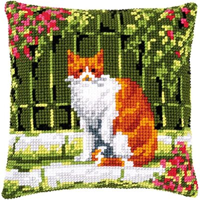 Vervaco Korsstygnsats, ecru, 40x40 cm Vervaco Korsstygnsats, ecru, 40x40 cm
