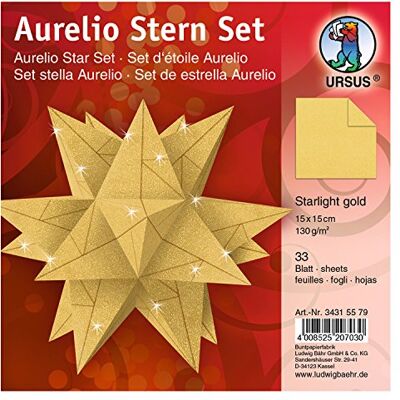 Ursus Aurelio Starlight Guld Hobbypapper - Ark Ursus Aurelio Starlight Guld Hobbypapper - Ark
