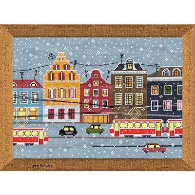 Riolis korsstygnsset vägbana, bomull, flerfärgad, 30 x 21 x 0,1 cm Riolis korsstygnsset vägbana, bomull, flerfärgad, 30 x 21 x 0,1 cm