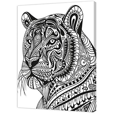 Pintcolor 9109 målarduk, trä, vit/svart, 40 x 50 x 3,5 cm Pintcolor 9109 målarduk, trä, vit/svart, 40 x 50 x 3,5 cm