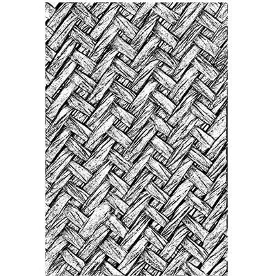 Sizzix 3-D textur bleknar präglingsmapp 664759 intertwine av Tim Holtz en storlek, flerfärgad Sizzix 3-D textur bleknar präglingsmapp 664759 intertwine av Tim Holtz en storlek, flerfärgad