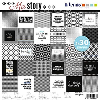 Artemio My Story Block med 30 x 2 blad, 30 x 30 cm Artemio My Story Block med 30 x 2 blad, 30 x 30 cm