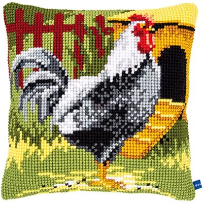 Vervaco Svart tuppkorsstygnsats, svart takrock, ca. 40 x 40 cm/16 tum x 16 tum Vervaco Svart tuppkorsstygnsats, svart takrock, ca. 40 x 40 cm/16 tum x 16 tum