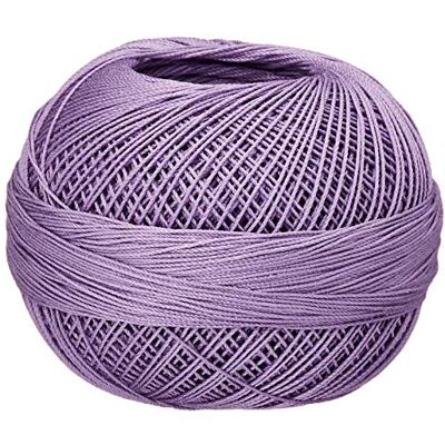 LIZBETH Handy Hands 210-Yard bomullstråd, 25 gm, medium lila LIZBETH Handy Hands 210-Yard bomullstråd, 25 gm, medium lila