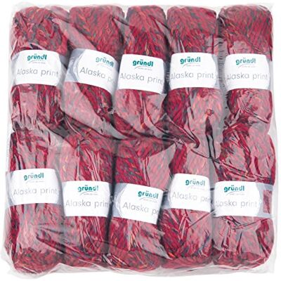 Gründl - Alaska print - 80% akryl 20% ull - 100 g Gründl - Alaska print - 80% akryl 20% ull - 100 g