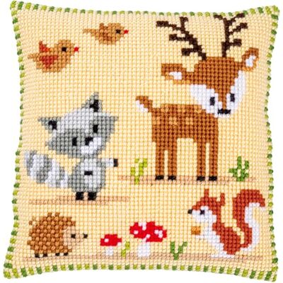 Vervaco korsstygns kit, ecru, ca. 40 x 40 cm Vervaco korsstygns kit, ecru, ca. 40 x 40 cm