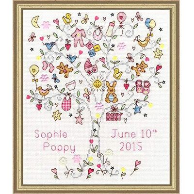 Bothy Threads Love Baby Girl Korsstygnssats Bothy Threads Love Baby Girl Korsstygnssats