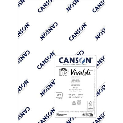 Canson A4 Iris Papper Paket - Ark Canson A4 Iris Papper Paket - Ark