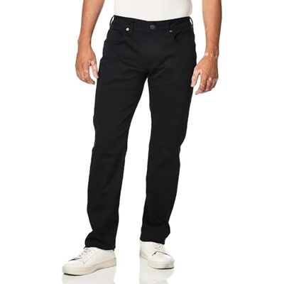 Buffalo David Bitton Six Herrjeans, raka, Autentisksvart, 38W / 32L Buffalo David Bitton Six Herrjeans, raka, Autentisksvart, 38W / 32L