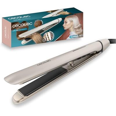 Cecotec Smal slät plattång 880 HidraProtect. 48 W, turmalin, keratin och arganoljebeläggning, pro joniserfunktion, 3D flytande plattor, 4 temperaturer, LED-indikatorer Cecotec Smal slät plattång 880 HidraProtect. 48 W, turmalin, keratin och arganoljebeläggning, pro joniserfunktion, 3D flytande plattor, 4 temperaturer, LED-indikatorer