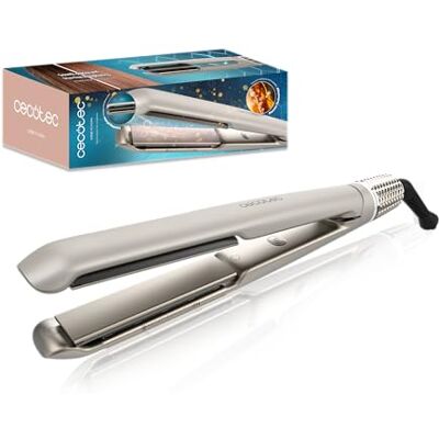 Cecotec Plasma smal slät plattång. 45 W, keramisk beläggning, plasmateknik, 3D flytande plattor, krusfritt hår, justerbar temperatur 170º-230ºC, automatisk avstängning Cecotec Plasma smal slät plattång. 45 W, keramisk beläggning, plasmateknik, 3D flytande plattor, krusfritt hår, justerbar temperatur 170º-230ºC, automatisk avstängning