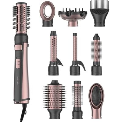 Cecotec Sminkborste 10 huvuden CeramicCare 10 tum 10 tum AirBrush Gyro. 1 100 W, roterande funktion, jonisk teknik, keramisk beläggning, 3 hastighets- och temperaturlägen, kall spets Cecotec Sminkborste 10 huvuden CeramicCare 10 tum 10 tum AirBrush Gyro. 1 100 W, roterande funktion, jonisk teknik, keramisk beläggning, 3 hastighets- och temperaturlägen, kall spets