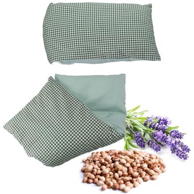 BEPER C302AAC003 Värmedyna med körsbärskärnor och lavendel, värme- och kylband i avtagbart bomullstyg, naturligt botemedel mot kramper, muskelsmärtor och avslappning BEPER C302AAC003 Värmedyna med körsbärskärnor och lavendel, värme- och kylband i avtagbart bomullstyg, naturligt botemedel mot kramper, muskelsmärtor och avslappning