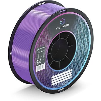 Viviform silk PLA filament för 3D-skrivare 1 kg rulle Ø 1,75 mm +/- 0,03 mm lila, VF-PLA409, 1 kg Viviform silk PLA filament för 3D-skrivare 1 kg rulle Ø 1,75 mm +/- 0,03 mm lila, VF-PLA409, 1 kg
