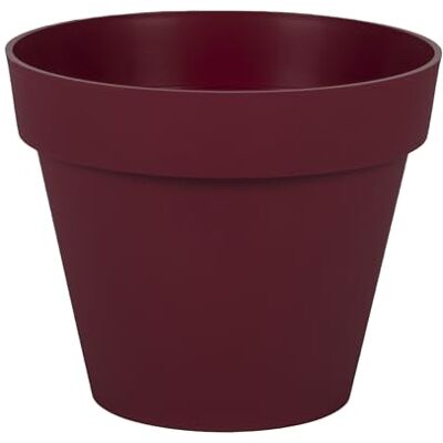 EDA Rund blomkruka Toscana Ø 20 cm volym 3 L Ø 20 x H 17 cm vinröd EDA Rund blomkruka Toscana Ø 20 cm volym 3 L Ø 20 x H 17 cm vinröd