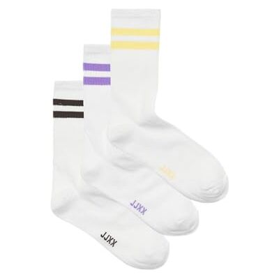 JJXX JACK & JONES Jxbasic tennisstrumpa 3-pack Acc Noos, Lila ros, one size JJXX JACK & JONES Jxbasic tennisstrumpa 3-pack Acc Noos, Lila ros, one size