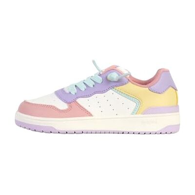 Geox J Washiba Girl D, flickor sneakers, Lilac Lt Yellow, 32 EU Geox J Washiba Girl D, flickor sneakers, Lilac Lt Yellow, 32 EU