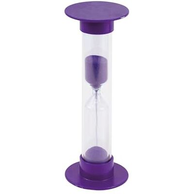 TimeTEX – timglas-set 3 delar 20 minuters timer för att visualisera tidsförloppet för tidsuppgifter i lektioner eller fritt arbete 14,5 cm hög, 5 cm ø färg: lila TimeTEX – timglas-set 3 delar 20 minuters timer för att visualisera tidsförloppet för tidsuppgifter i lektioner eller fritt arbete 14,5 cm hög, 5 cm ø färg: lila