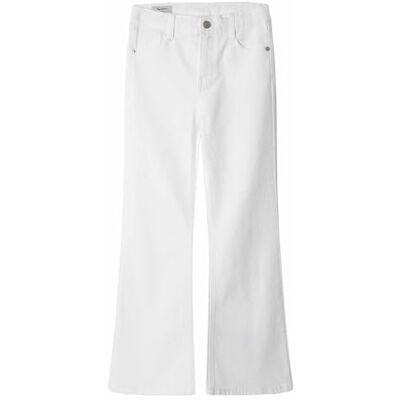 Pepe Jeans flickor Slim Flare HW WILLA jeans, vit (Denim-1CA), 10 Pepe Jeans flickor Slim Flare HW WILLA jeans, vit (Denim-1CA), 10