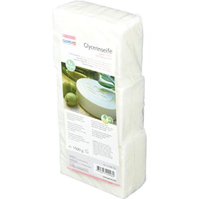 Glorex 6 1600 152 glycerintvål eko 1500 g med olivolja ogenomskinlig Glorex 6 1600 152 glycerintvål eko 1500 g med olivolja ogenomskinlig