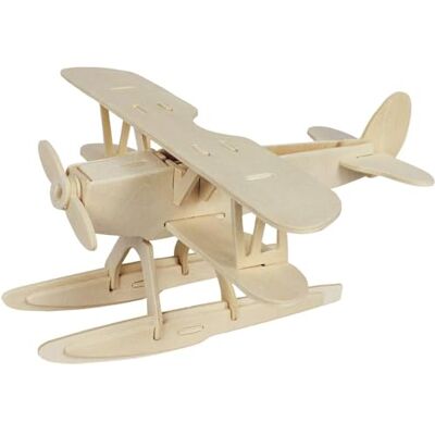 Marabu 31700000002 – KiDS 3D-träpussel vattenflygplan, med 28 pusselbitar av FSC-certifierat trä, ca 21 x 9 cm stor, enkel plugin-teknik, för individuell målning och design Marabu 31700000002 – KiDS 3D-träpussel vattenflygplan, med 28 pusselbitar av FSC-certifierat trä, ca 21 x 9 cm stor, enkel plugin-teknik, för individuell målning och design