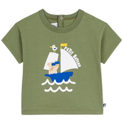 Petit Bateau A0fkg dag babykläder pojke, Olivin, 6 M�nader Petit Bateau A0fkg dag babykläder pojke, Olivin, 6 M�nader