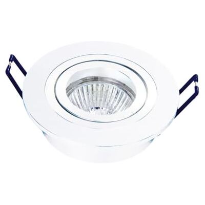 Glowster Rund vippring, 2 ringar, vit, perfekt för dekorationer eller hantverksprojekt. Glowster Rund vippring, 2 ringar, vit, perfekt för dekorationer eller hantverksprojekt.