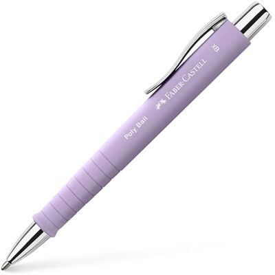 Faber-Castell 241104C Låda med 5 Poly Ball Xb Edition kulspetspennor söt lila. Faber-Castell 241104C Låda med 5 Poly Ball Xb Edition kulspetspennor söt lila.