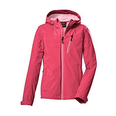 Killtec Softshelljacka för flickor, utomhusjacka med huva, KOS 235 GRLS SFTSHLL JCKT; rosa, 176, 40890-000 Killtec Softshelljacka för flickor, utomhusjacka med huva, KOS 235 GRLS SFTSHLL JCKT; rosa, 176, 40890-000