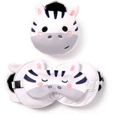 Relaxeazzz Resekudde med mask Bali la Zebra Söta Djur Relaxeazzz Resekudde med mask Bali la Zebra Söta Djur