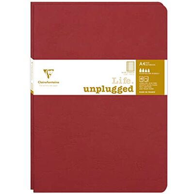 Clairefontaine 733072C Age Bag DUO set de 2 cahiers piqués 21x29,7cm 96p ligné + marge rouge Clairefontaine 733072C Age Bag DUO set de 2 cahiers piqués 21x29,7cm 96p ligné + marge rouge