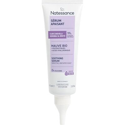 Natessance Lugnande serum med ekologisk lila känsligt och irriterat hårläder lugnar klåda utan sköljning 75 ml Natessance Lugnande serum med ekologisk lila känsligt och irriterat hårläder lugnar klåda utan sköljning 75 ml