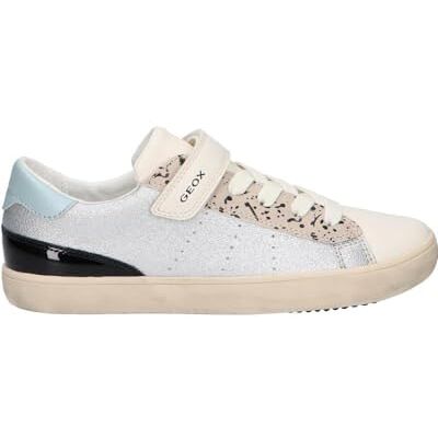 Geox Flickor J Gisli Girl D sneakers, Silver LT elfenben, 29 EU Geox Flickor J Gisli Girl D sneakers, Silver LT elfenben, 29 EU