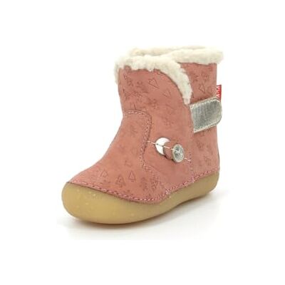 Kickers Baby flicka Windy ankelstövlar, roséguld fantasi, 20 EU Kickers Baby flicka Windy ankelstövlar, roséguld fantasi, 20 EU