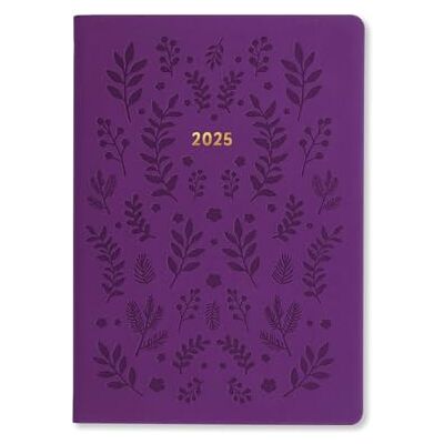 Letts of London Woodland A5 vecka att se dagbok 2025 lila Letts of London Woodland A5 vecka att se dagbok 2025 lila